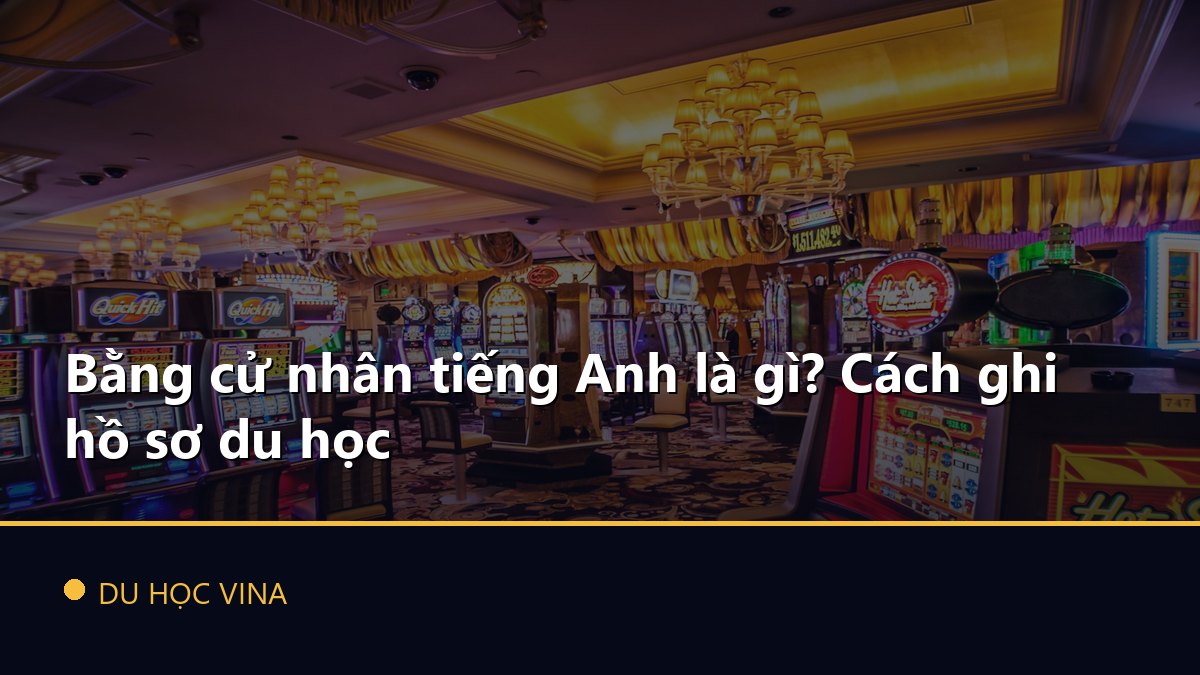 Bằng cử nhân tiếng Anh là gì? Cách ghi hồ sơ du học