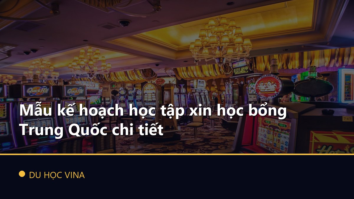 Mẫu kế hoạch học tập xin học bổng Trung Quốc chi tiết